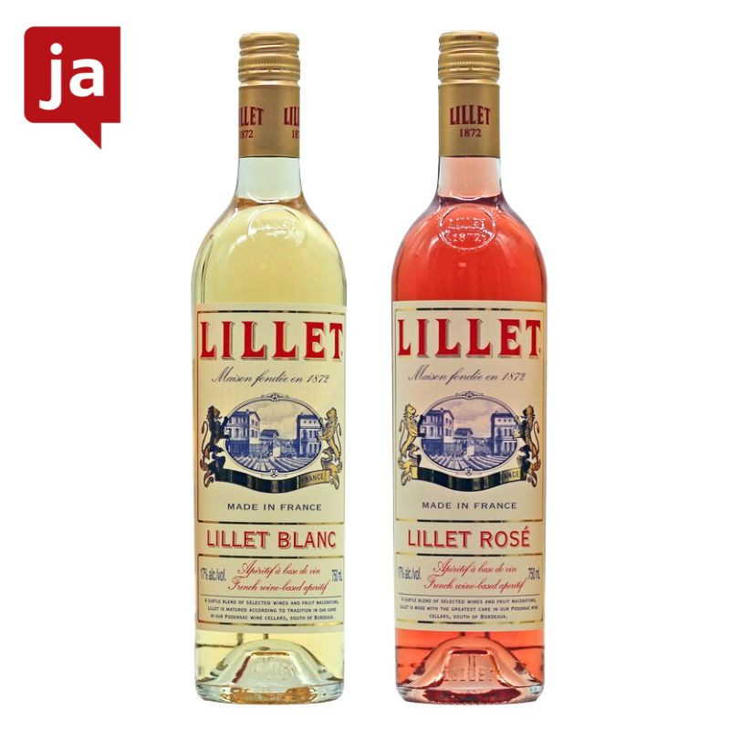 Probierset Lillet Blanc und Rose Aperitif 2 x 0,75 L 17% vol von Lillet