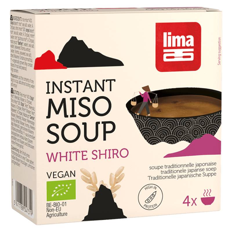 Bio Instant White Shiro Miso Suppe von Lima