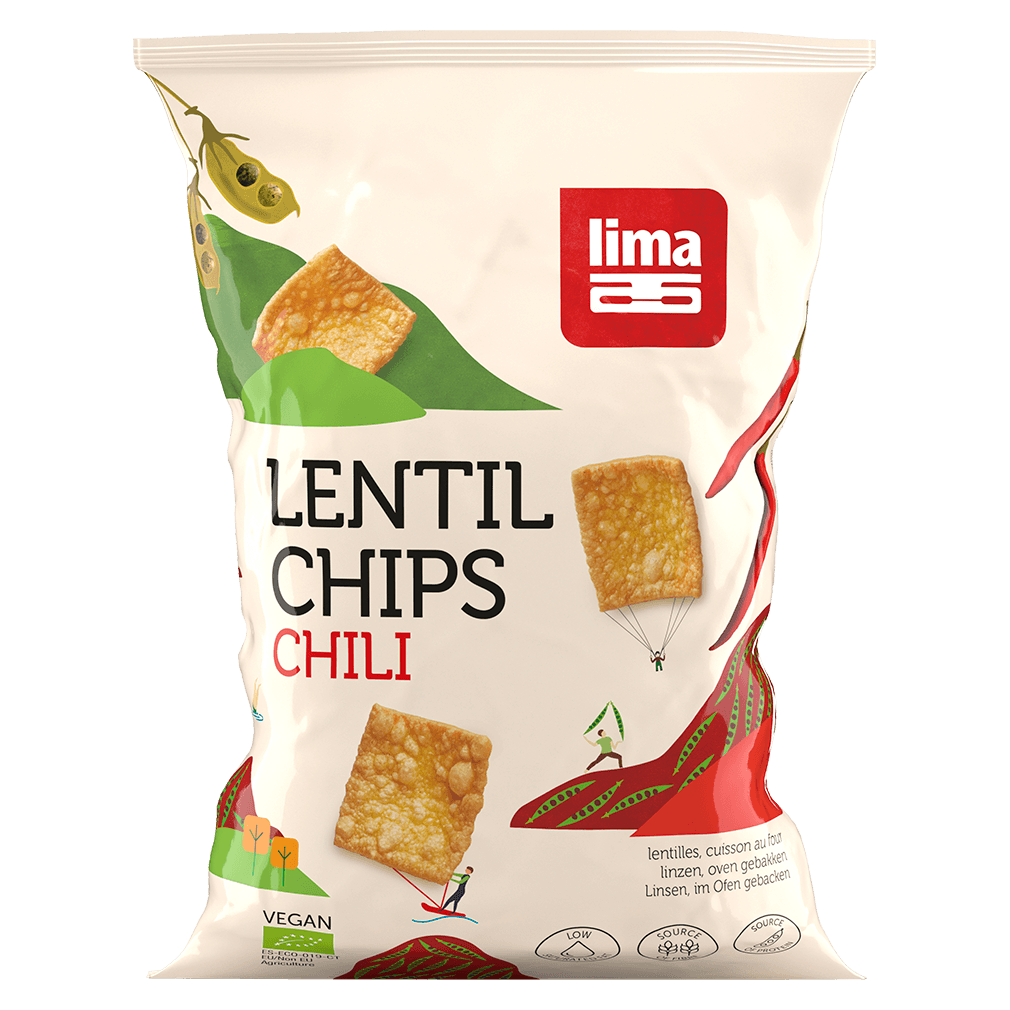 Bio Lentil Chips Chili Bio Lentil Chips Chili von Lima