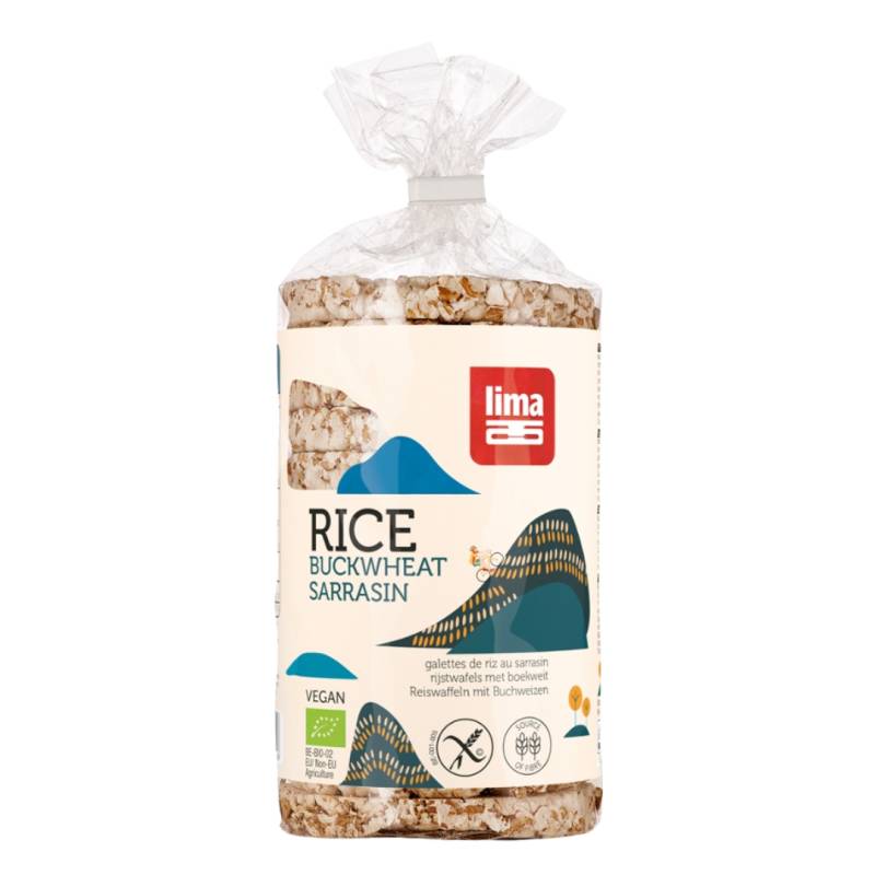 Bio Reiswaffeln Natur mit Buchweizen von Lima