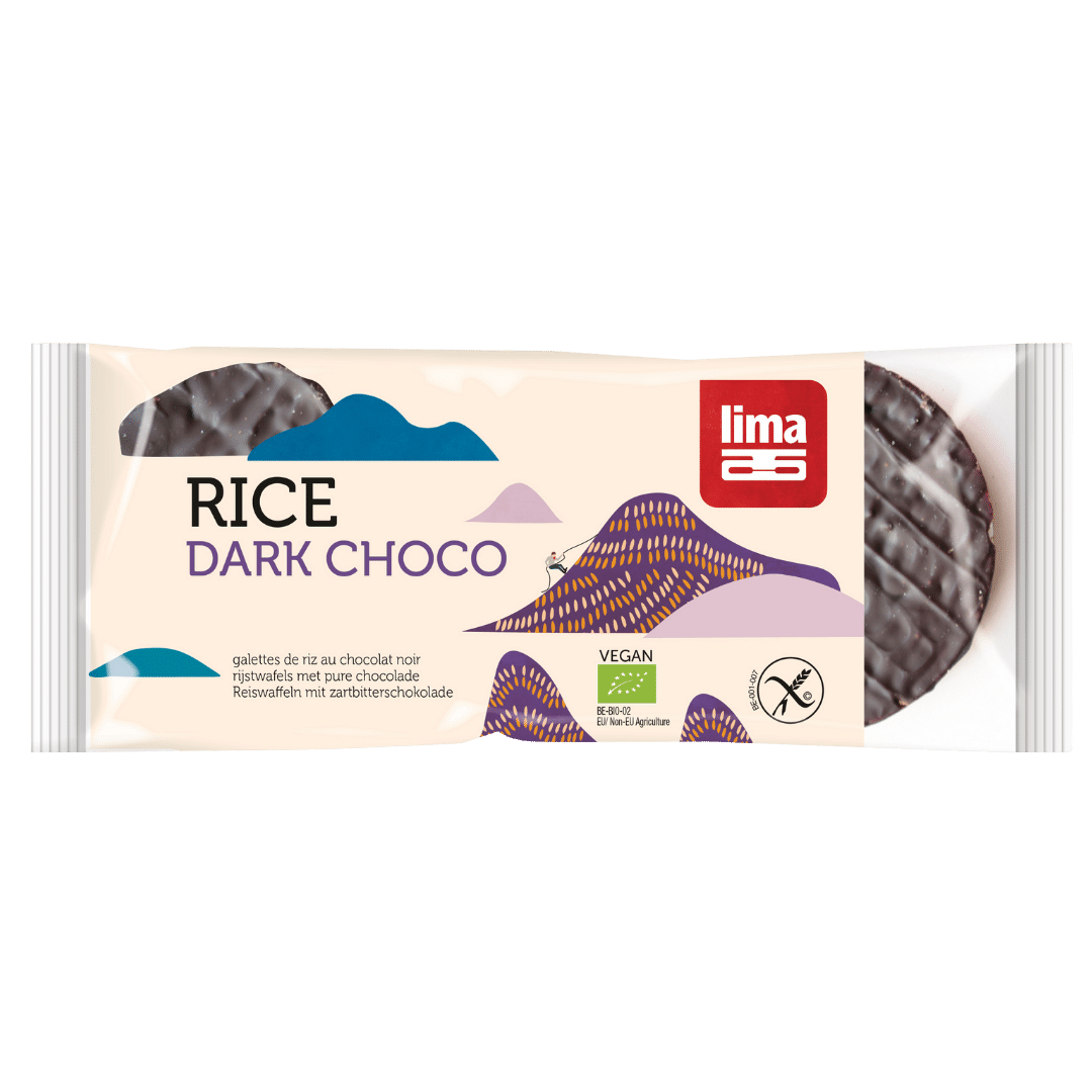 Bio Reiswaffeln mit Schokolade Bio Reiswaffeln mit Schokolade von Lima