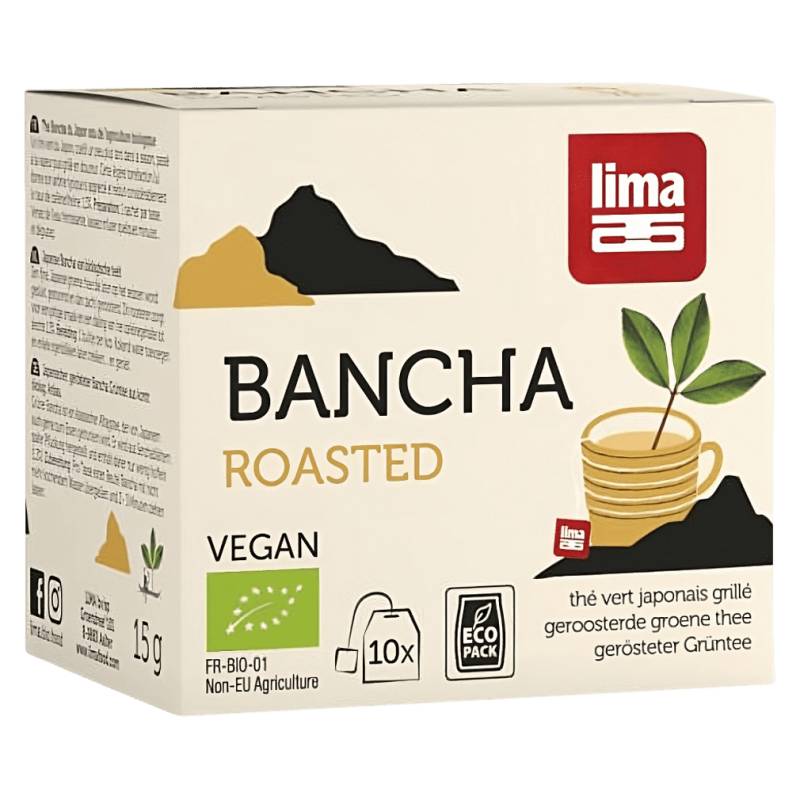 Bio Roasted Bancha Grüntee, Teebeutel von Lima