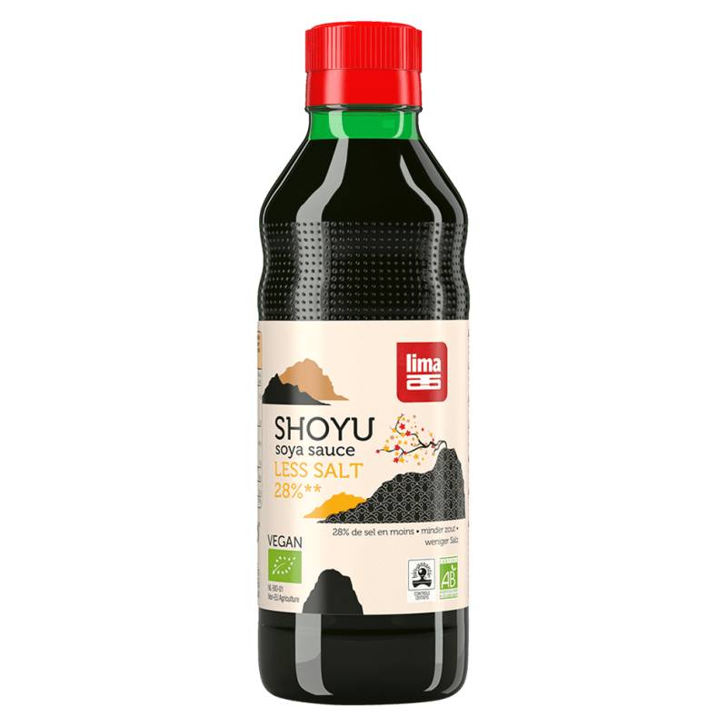 Bio Shoyu 28% weniger Salz von Lima