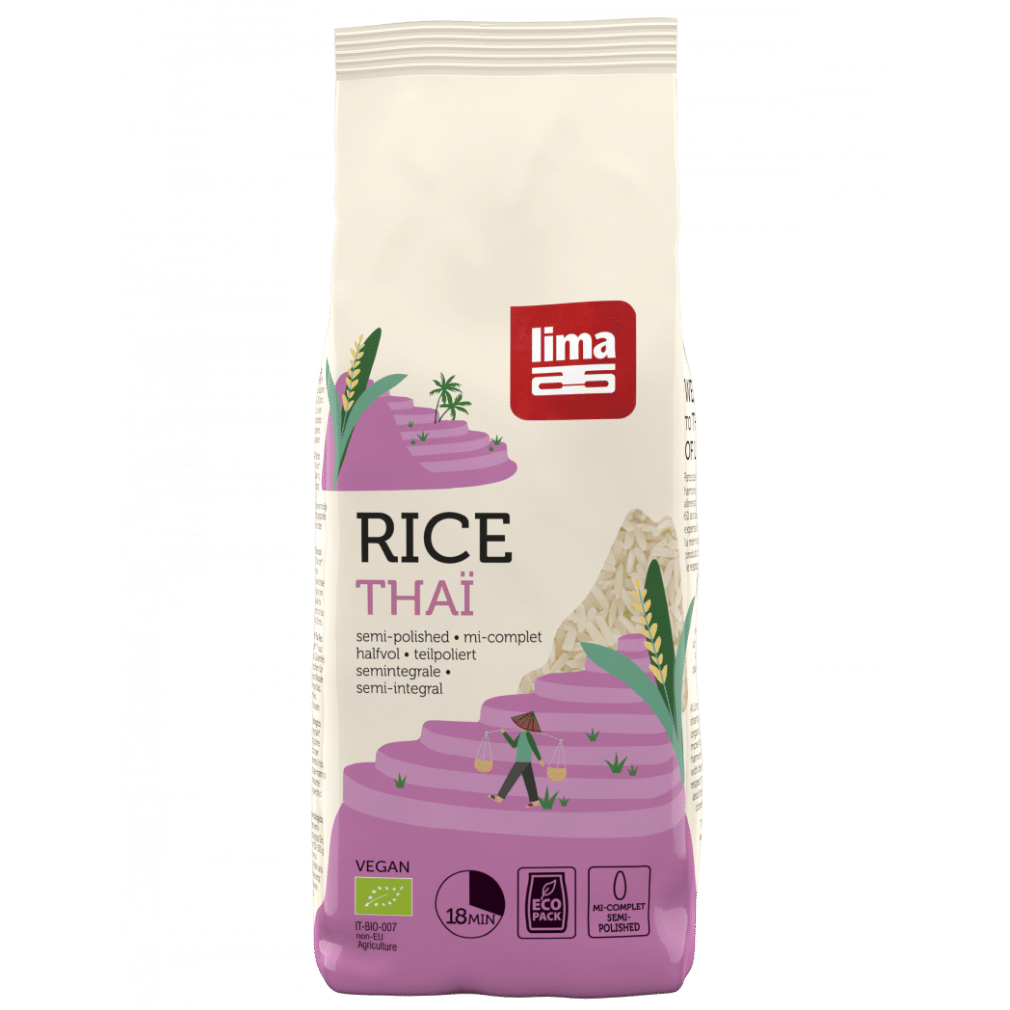 Bio Thai Reis teilpoliert von Lima