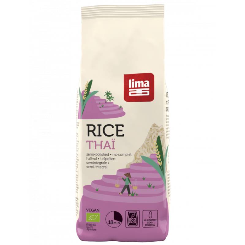 Bio Thai Reis teilpoliert von Lima