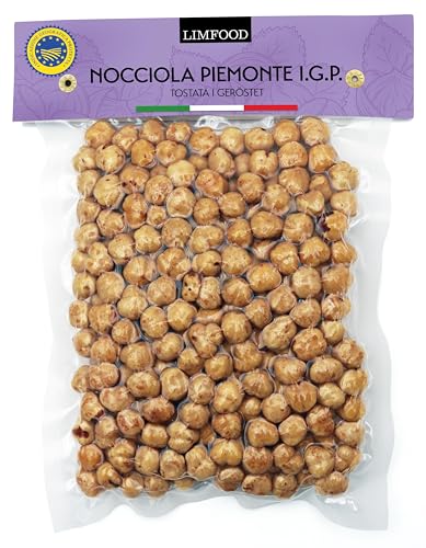 Limfood | 250g Piemont Haselnüsse geröstet - Nocciola Piemonte tostata I.G.P. geschält, geröstet, ungesalzen, vakuumiert, aus Italien von Limfood