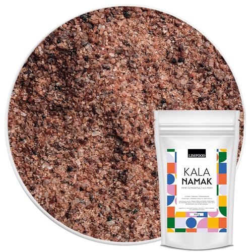 Limfood | 900g Kala Namak Steinsalz fein aus Indien, naturrein, Indisches Schwarzsalz naturbelassen, Gourmetsalz für vegane Gerichte, unverzichtbarer Geschmack für Ei-Ersatz Limfood | 900g Kala Namak Steinsalz fein aus Indien, naturrein, Indisches Schwarzsalz naturbelassen, Gourmetsalz für vegane Gerichte, unverzichtbarer Geschmack für Ei-Ersatz von Limfood