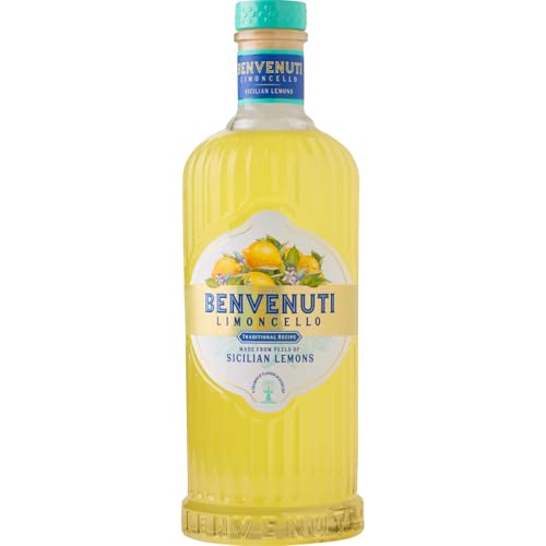 Limoncello Benvenuti 70 cl - Likör aus Schalen sizilianischer Zitronen, Natürliches Rezept, ohne Farbstoffe und künstliche Aromen. 28% vol. Limoncello Benvenuti 70 cl - Likör aus Schalen sizilianischer Zitronen, Natürliches Rezept, ohne Farbstoffe und künstliche Aromen. 28% vol. von Lupsty