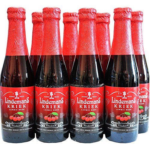 8 Flaschen Lindemans Kriek a 250ml 3.5% Vol. mit Sauerkirschsaft inc. 0.48€ MEHRWEG Pfand von Lindeman's