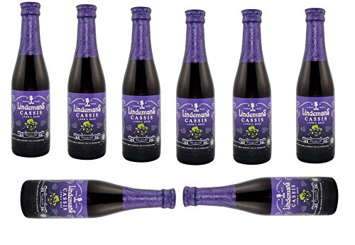 8 Flaschen Lindemans Cassis a 250ml 3,5% Vol. Lambic Beer mit Schwarzen Johannisbeer Saft inc. 0.48€ MEHRWEG Pfand von Lindemans cassis