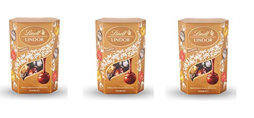 3x Lindt Lindor Box Assortito Pralinen mit milch / weiße / dunkle Schokolade 200g 3x Lindt Lindor Box Assortito Pralinen mit milch / weiße / dunkle Schokolade 200g von Lindor