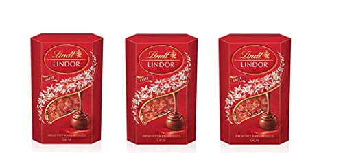 3x Lindt Lindor Box Latte Pralinen mit Milchschokolade und weiche Füllung 200g von Lindt Lindor