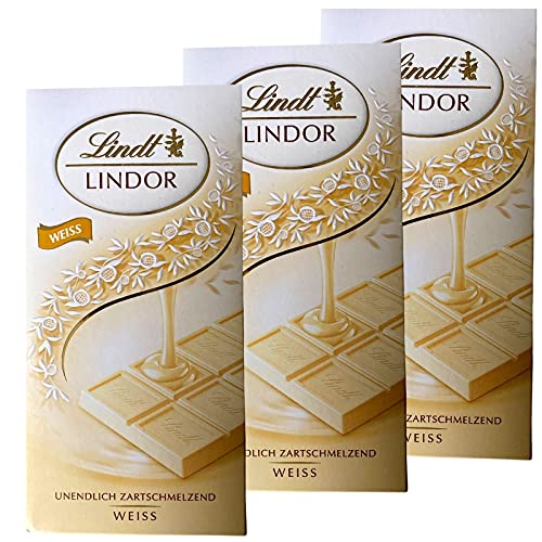 Lindt Lindor weiß 3er Pack (3x100g) von Lindt Lindor