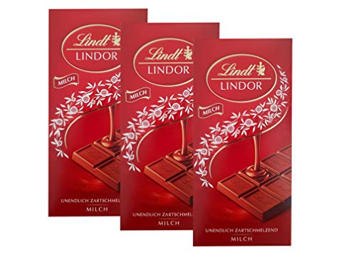 Schokoladentafel Milch 3er Pack (3x100g) Lindt Lindor von Lindt Lindor