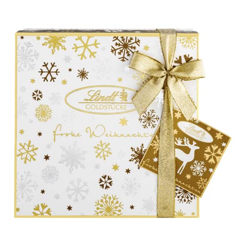 Lindt Schokolade Goldstücke Pralinés | 250 g | 13 Pralinen aus feinster Vollmilchschokolade, zum Teil alkoholhaltig | Schokoladen-Geschenk zu Weihnachten | Pralinen-Geschenk Lindt Schokolade Goldstücke Pralinés | 250 g | 13 Pralinen aus feinster Vollmilchschokolade, zum Teil alkoholhaltig | Schokoladen-Geschenk zu Weihnachten | Pralinen-Geschenk von Lindt & Sprüngli