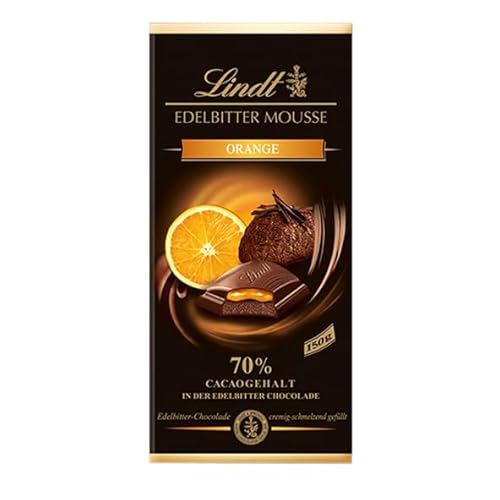 Lindt & Sprüngli Edelbitter Mousse Orange, 13er Pack (13 x 150 g) von Lindt & Sprüngli