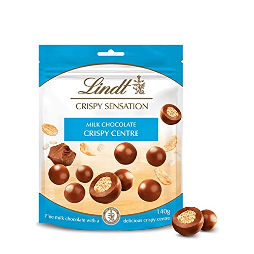 Lindt Crispy Sensation - Vollmilchschokolade mit knusprigem Kern - 140 Gramm Lindt Crispy Sensation - Vollmilchschokolade mit knusprigem Kern - 140 Gramm von Lindt