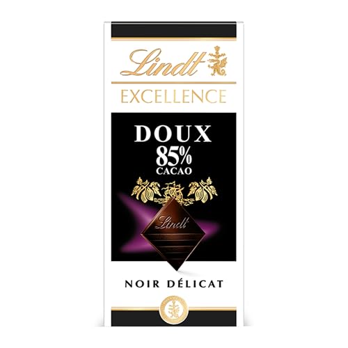 Lindt EXCELLENCE 85 % Kakao - Milde Edelbitter-Schokolade | 100 g Tafel | Extra milde Bitter-Schokolade | Intensiver Kakao-Geschmack | Dunkle, Vegane Schokoladengeschenk | 100g (1er Pack) von Lindt