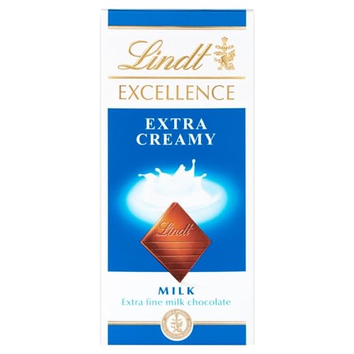 Lindt Excellence Milk Extra Creamy Schokoriegel, 100 g, 20 Riegel von Lindt