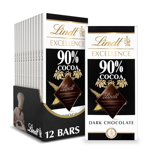 Lindt Excellence Supreme Dark Chocolate 90% Cocoa, 3.5-Ounce Packages (Pack of 12) von Lindt
