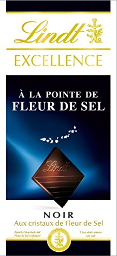 Lindt Exzellenz Tablet Schwarze Schokolade Fleur de sel - 100 g - 5-Packung tabletten Lindt Exzellenz Tablet Schwarze Schokolade Fleur de sel - 100 g - 5-Packung tabletten von Lindt