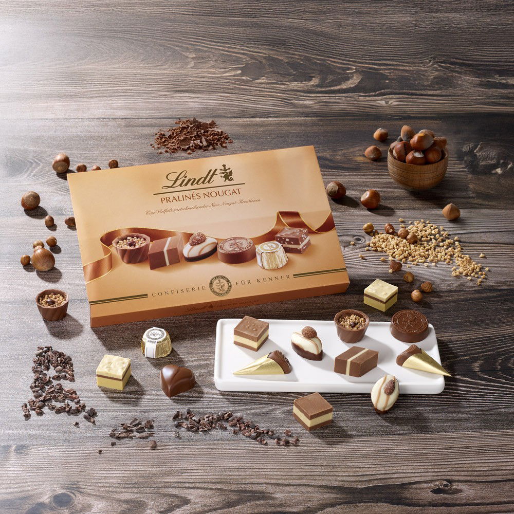 Lindt Für Kenner Pralinés Nougat Lindt Für Kenner Pralinés Nougat von Lindt