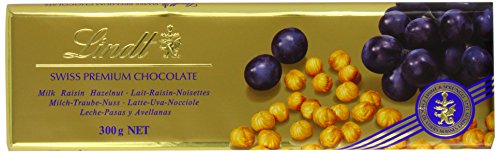 Lindt - Gold Bar Hazelnut & Raisin - 300g(Pack of 5) von Lindt