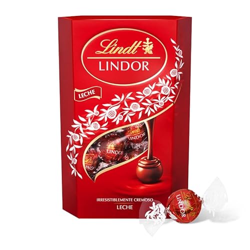 Lindt LINDOR CORNET Milchschokolade, leckere Schokolade mit cremiger Schokoladeninnenseite, 337 g, ca. 26 Pralinen von Lindt