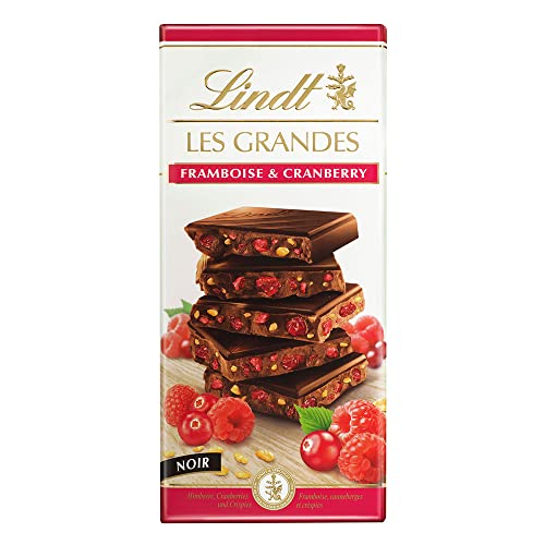 Lindt Les Grandes Himbeere Framboise & Cranberry 150 g. von Lindt