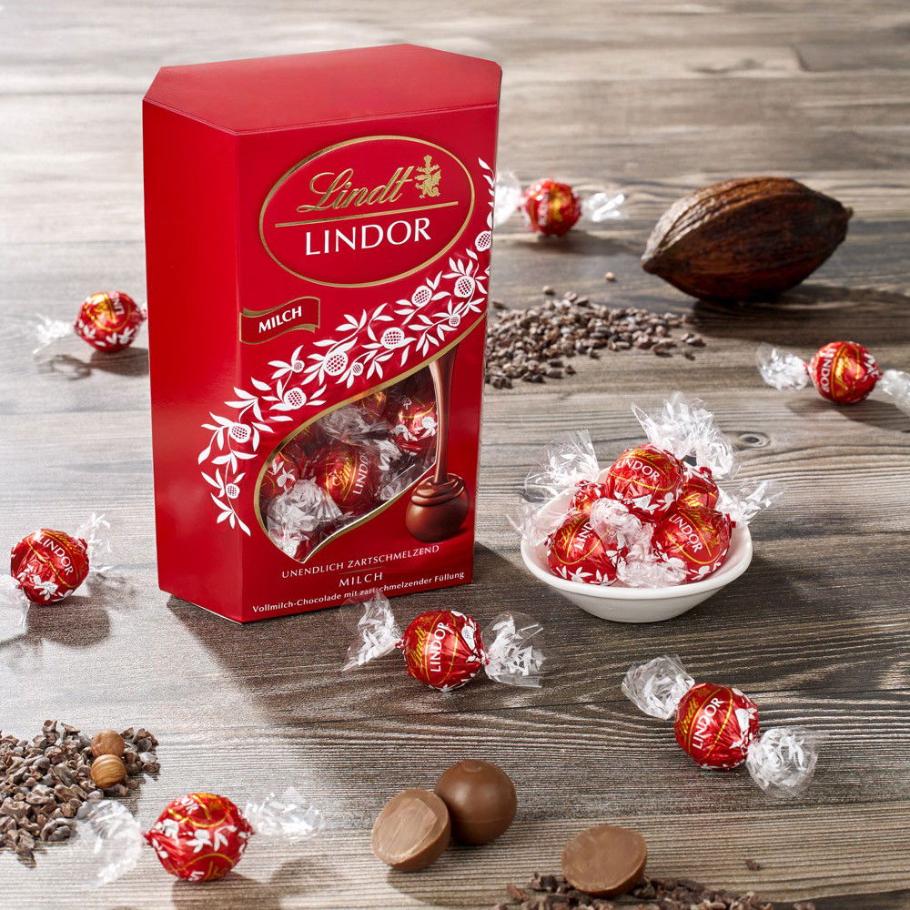 Lindt Lindor Cornet Schokoladen-Kugeln Milch Lindt Lindor Cornet Schokoladen-Kugeln Milch von Lindt
