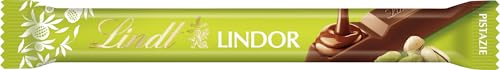 Lindt Lindor Pistazie Stick, feinste Vollmilch Chocolade mit einer unendlich zartschmelzenden Füllung, glutenfrei, 38g Lindt Lindor Pistazie Stick, feinste Vollmilch Chocolade mit einer unendlich zartschmelzenden Füllung, glutenfrei, 38g von Lindt