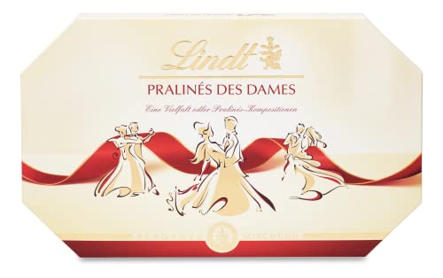 Lindt Schokolade Des Dames Pralinen | 250 g | Pralinés-Schachtel mit 25 feinsten Pralinen Kreationen in 12 köstlichen Sorten mit und ohne Alkohol | Pralinengeschenk | Schokoladengeschenk von Lindt