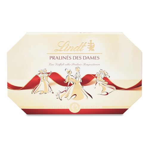 Lindt Schokolade Des Dames Pralinen | 250 g | Pralinés-Schachtel mit 25 feinsten Pralinen Kreationen in 12 köstlichen Sorten mit und ohne Alkohol | Pralinengeschenk | Schokoladengeschenk von Lindt