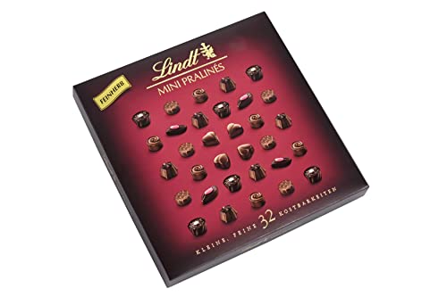 Lindt Mini Pralinés Noirs, Dunkle Schokolade, 32 Pralinen, kleines Schokoladengeschenk, 158 g von Lindt