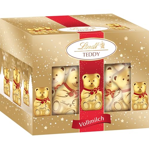 Lindt Mini Teddy | 200 g Packung | Niedliche Schokoladenbären aus feinster Vollmilchschokolade | Ideal als Geschenk | Festliche Weihnachtsschokolade Lindt Mini Teddy | 200 g Packung | Niedliche Schokoladenbären aus feinster Vollmilchschokolade | Ideal als Geschenk | Festliche Weihnachtsschokolade von Lindt
