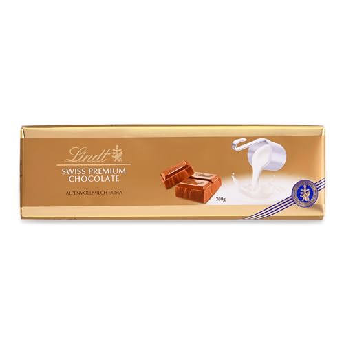 Lindt Schokolade Vollmilch Extra | 300 g Tafel | Aus feinster Vollmilch-Schokolade | Schokoladentafel | Schokoladengeschenk Lindt Schokolade Vollmilch Extra | 300 g Tafel | Aus feinster Vollmilch-Schokolade | Schokoladentafel | Schokoladengeschenk von Lindt
