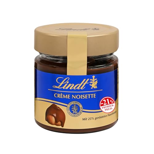 Lindt Schokolade - Brotaufstrich Crème Noisette, Promotion | 220 g | Haselnusscrème mit aromatischem Kakao und 25% gerösteten Haselnüssen | Schokoladengeschenk Lindt Schokolade - Brotaufstrich Crème Noisette, Promotion | 220 g | Haselnusscrème mit aromatischem Kakao und 25% gerösteten Haselnüssen | Schokoladengeschenk von Lindt