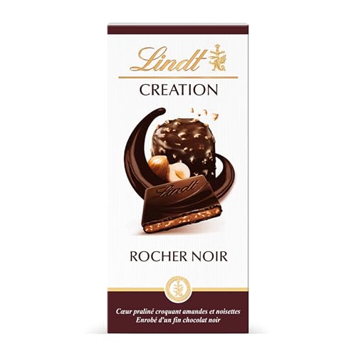 Lindt Schokolade Creation Haselnuss de Luxe feinherb | 150 g Tafel | Knusprige Haselnuss-Stückchen in cremiger Füllung umhüllt von feinherber Schokolade | Schokoladentafel | Schokoladengeschenk von Lindt