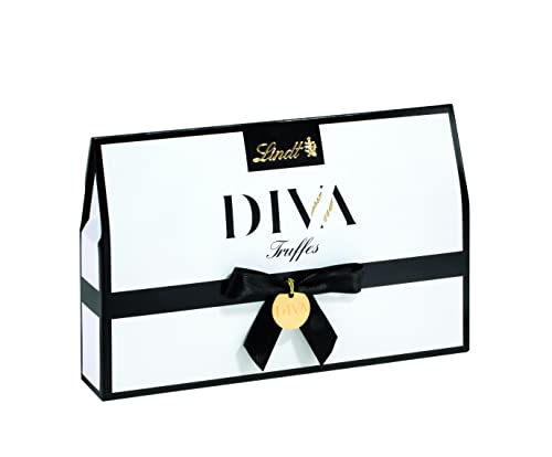 Lindt Schokolade - DIVA Pralinés Collier | 114 g | Pralinen-Schachtel mit 10 Pralinen in 4 köstlichen Sorten | Pralinengeschenk | Schokoladengeschenk von Lindt