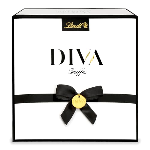 Lindt Schokolade - DIVA Pralinés Collier | 182 g | Pralinen-Schachtel mit 16 Pralinen in 4 köstlichen Sorten | Pralinengeschenk | Schokoladengeschenk von Lindt