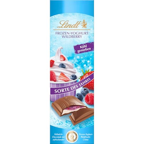 Lindt Schokolade Frozen Yoghurt Wildberry | 100 g Tafel | Weiße Schokolade mit aromatischer Eiscafé-Créme-Füllung | Kühl genießen | Schokoladentafel | Schokoladengeschenk Lindt Schokolade Frozen Yoghurt Wildberry | 100 g Tafel | Weiße Schokolade mit aromatischer Eiscafé-Créme-Füllung | Kühl genießen | Schokoladentafel | Schokoladengeschenk von Lindt