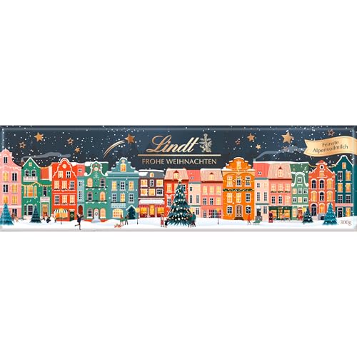 Lindt Schokolade Häuser Edition | 300 g Tafel | Aus feinster Vollmilch-Schokolade | Schokoladentafel | Schokoladengeschenk Lindt Schokolade Häuser Edition | 300 g Tafel | Aus feinster Vollmilch-Schokolade | Schokoladentafel | Schokoladengeschenk von Lindt