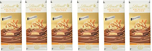 Lindt Schokolade Krokant-Becher | 6 x 100 g Tafel | Vollmilch-Schokolade mit cremiger Füllung à la Krokant-Becher | Kühl genießen | Schokoladentafel | Schokoladengeschenk Lindt Schokolade Krokant-Becher | 6 x 100 g Tafel | Vollmilch-Schokolade mit cremiger Füllung à la Krokant-Becher | Kühl genießen | Schokoladentafel | Schokoladengeschenk von Lindt