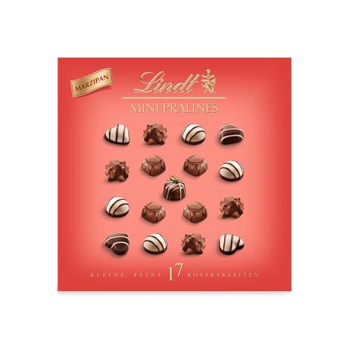 Lindt Schokolade - Marzipan Mini Pralinés | 90 g | Pralinen Schachtel mit je 17 Pralinen in 6 köstlichen Sorten | Pralinengeschenk | Schokoladengeschenk von Lindt