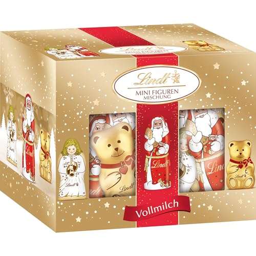 Lindt Schokolade Mini Figuren Mischung | 12 x 200 g | Mini Mischung aus feinster Vollmilch Schokolade | Schokoladen-Geschenk zu Weihnachten | Weihnachtsschokolade Lindt Schokolade Mini Figuren Mischung | 12 x 200 g | Mini Mischung aus feinster Vollmilch Schokolade | Schokoladen-Geschenk zu Weihnachten | Weihnachtsschokolade von Lindt