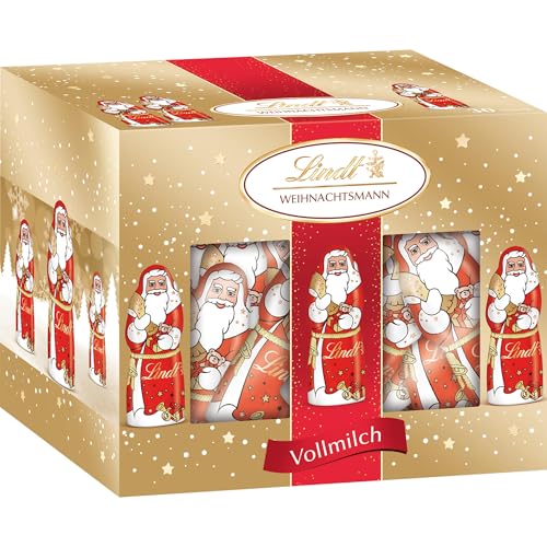 Lindt Schokolade Mini Weihnachtsmänner | 12 x 200 g | Weihnachtsmann aus feinster Vollmilch Schokolade | Weihnachtsmann | Schokoladen-Geschenk zu Weihnachten | Weihnachtsschokolade Lindt Schokolade Mini Weihnachtsmänner | 12 x 200 g | Weihnachtsmann aus feinster Vollmilch Schokolade | Weihnachtsmann | Schokoladen-Geschenk zu Weihnachten | Weihnachtsschokolade von Lindt