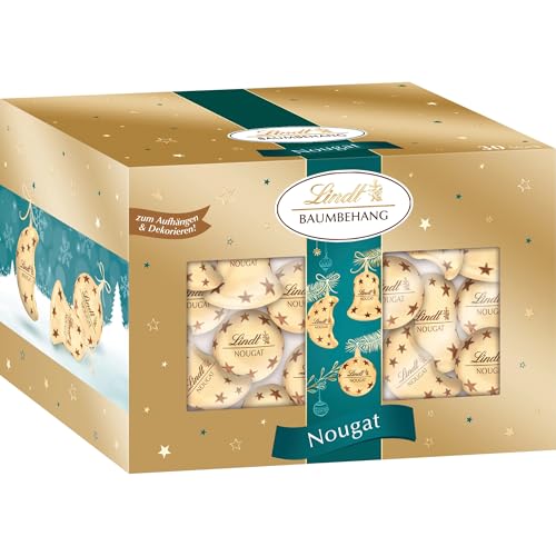 Lindt Schokolade Nougat Baumbehang | 12 x 500 g Köcher | Zarter Haselnuss Nougat in Vollmich Schokolade | Schokoladen-Geschenk zu Weihnachten | Weihnachtsschokolade Lindt Schokolade Nougat Baumbehang | 12 x 500 g Köcher | Zarter Haselnuss Nougat in Vollmich Schokolade | Schokoladen-Geschenk zu Weihnachten | Weihnachtsschokolade von Lindt