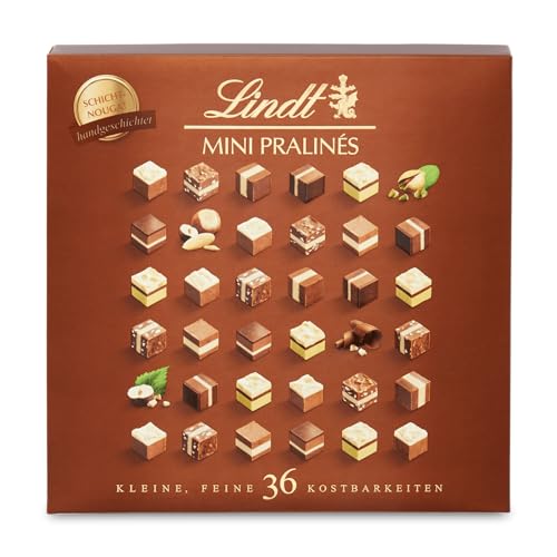 Lindt Schokolade - Nougat Mini Pralinés | 165 g | -Schachtel mit 36 Pralinen in 9 ausgewählten, exquisiten | Pralinengeschenk | Schokoladengeschenk | 1er Pack Lindt Schokolade - Nougat Mini Pralinés | 165 g | -Schachtel mit 36 Pralinen in 9 ausgewählten, exquisiten | Pralinengeschenk | Schokoladengeschenk | 1er Pack von Lindt