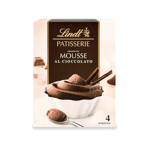 Lindt Schokolade - PATISSERIE Mousse au Chocolat | 6 x 110 g | Backmischung für 4 Portionen fluffige Mousse al Cioccolato aus feinster Schokolade | Patisserie | Backmischung | Schokoladengeschenk von Lindt