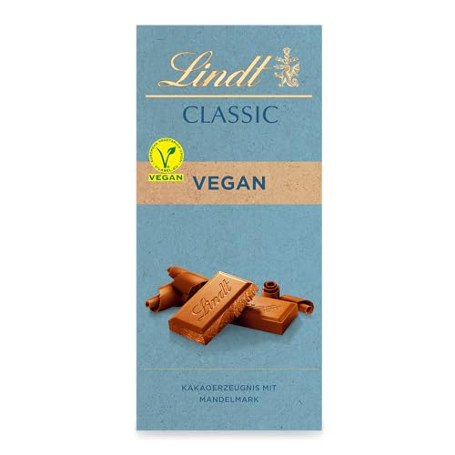 Lindt Schokolade PUR Vegan | 100 g Tafel | Vegane Geschmackskomposition mit Kakao und mildem Mandelmark | Vegan | Schokoladentafel | Schokoladengeschenk von Lindt